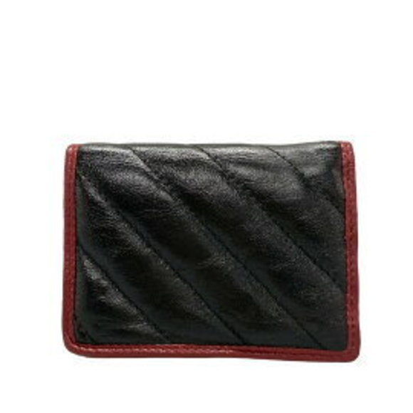 Gucci Black Wallet Marmont Bifold Leather Red GG - Picture 1 of 7